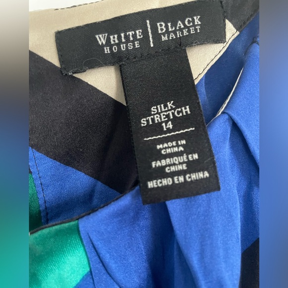 Size 14 silk top from White House Black Market - Picture 4 of 4